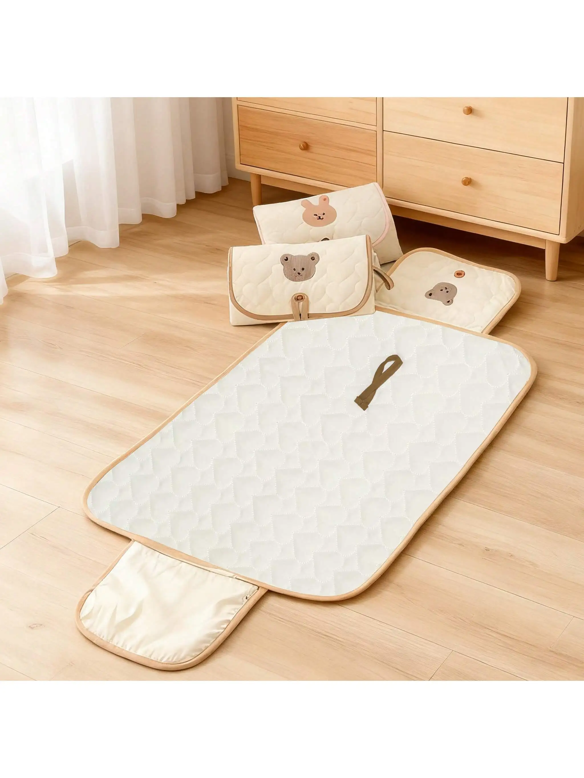 

1 шт. многофункциональный складной пеленальный коврик-сумка для подгузников — портативный пеленальный коврик, подходит для детей от 0 до 3 лет, водонепроницаемый, герметичный, сумка для подгузников с рисунком животных, идеально подходит для путешествий, и