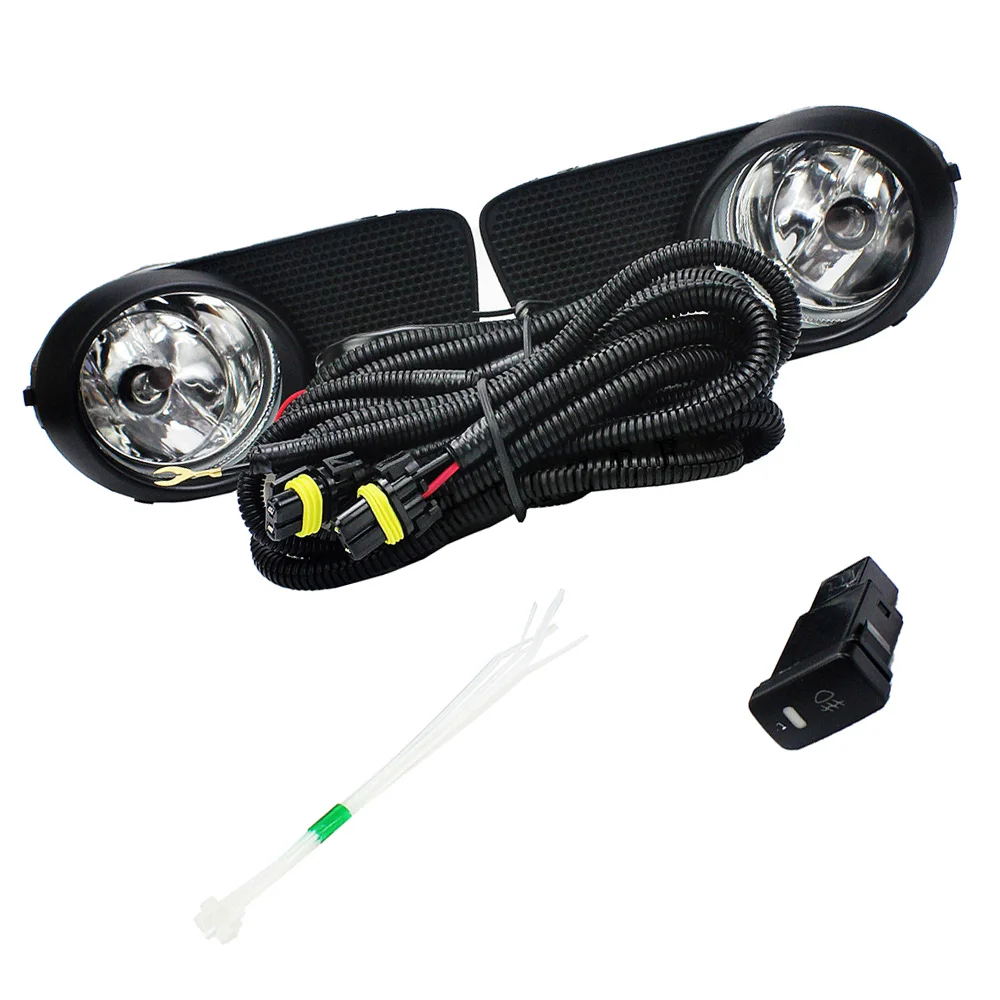 

Fog Light Kit Fit for Toyota Wish 2004 2005 2006 2007 2pcs Front Bumper Fog Light