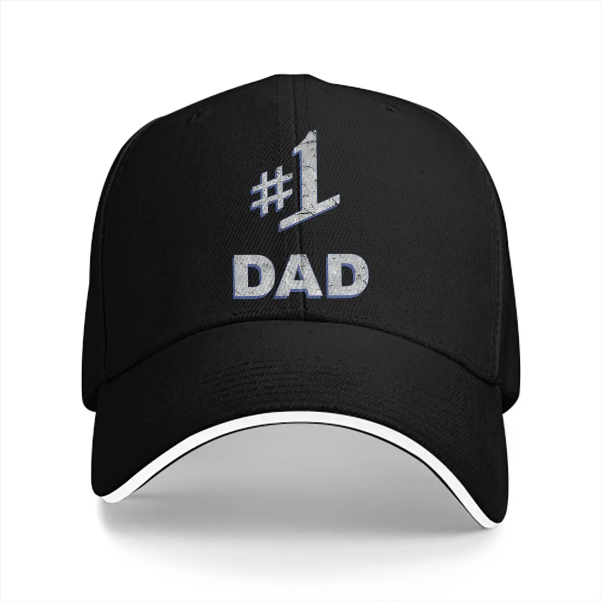 Number One #1 Dad Baseball Cap Men Hats Women Visor Protection Snapback Father Day Caps