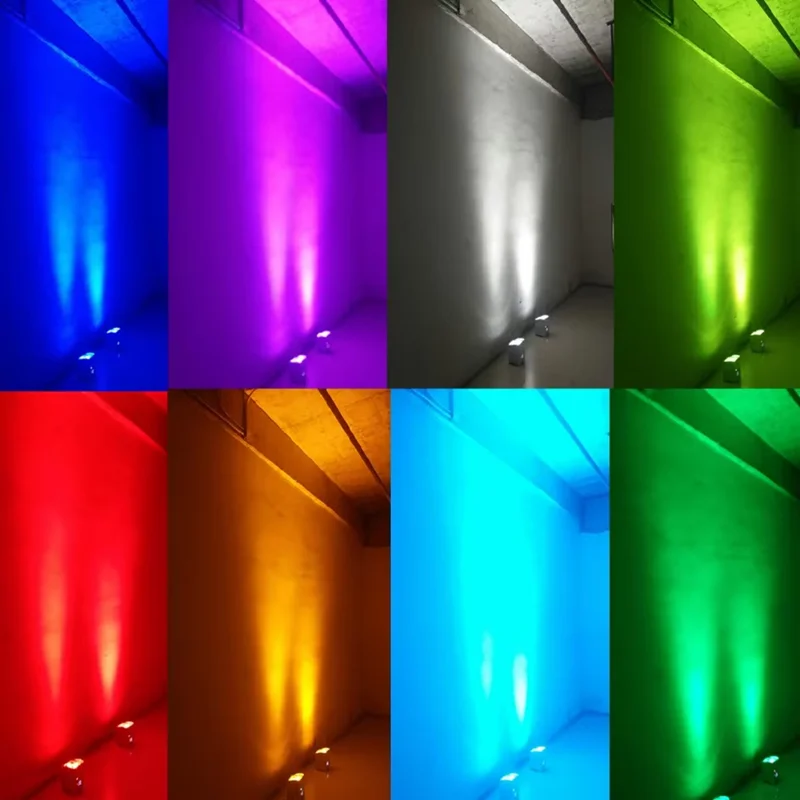 RGBWA+UV 6in1 6x18W LED Wireless Battery Par light remote & dmx control stage light event show Disco DJ Party Club Bar