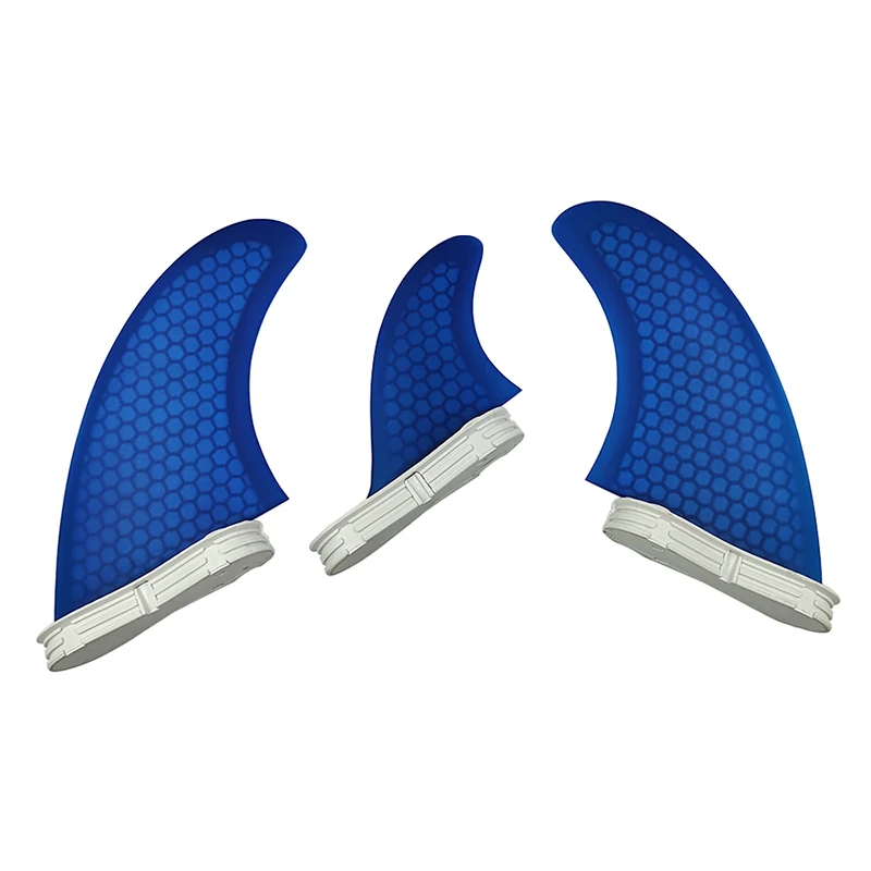 

Surfboard Double Tabs II T1 Size Fins Blue Color Fiberglass Honeycomb Sup Accessories Surfboard Fin Thrusters Fins