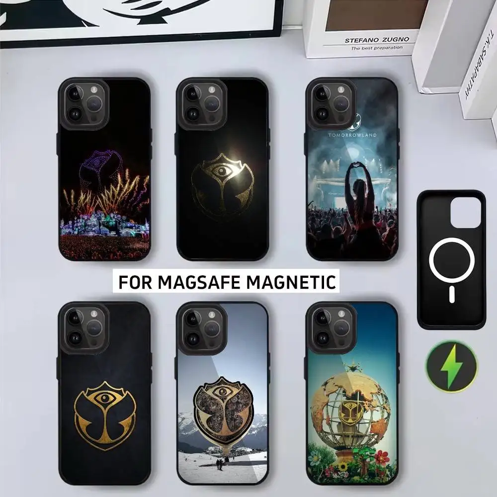 

Today Tomorrowland-es Phone Case For iPhone17,16,15,14,13,12,11 Plus,Pro Max Magnetic For Magsafe Wireless Charging