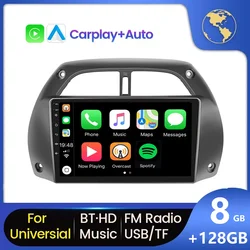 6GB + 128GB Android 13 dla Toyota RAV4 2001 2002 2003 2004-2006 Radio samochodowe GPS 4G + WIFI Carplay Androidauto odtwarzacz multimedialny