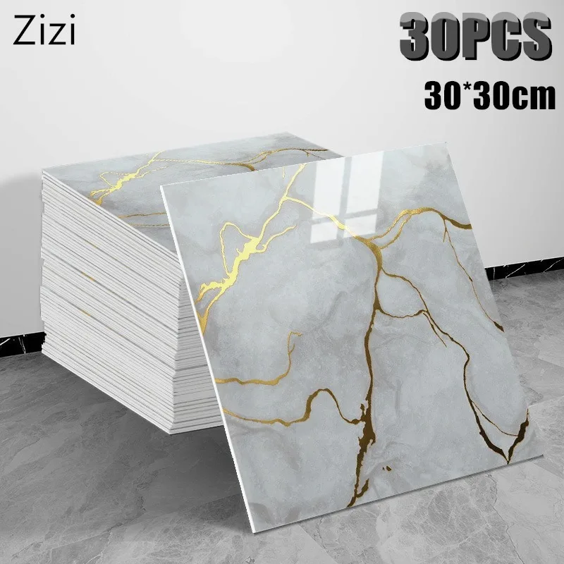 

Self-Adhesive Marble Wall Sticker High Quality & Moisture Resistant PVC Foam Tiles for Bathroom Kitchen Living Room Wall Sticker