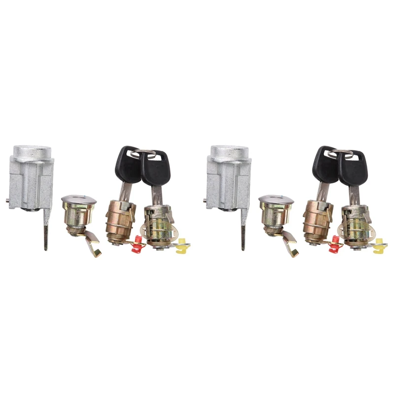 

2X New Ignition Barrel & Door Locks & Gas Lock With 4 Keys For Toyota Pickup Hilux RN85 LN106 1988-1997