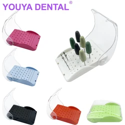 1PC 60 Holes Autoclavable Dental Burs Holder with Cover Plastic Burs Organizer Diamond Burs Box Dentist Drill Sterilize Box