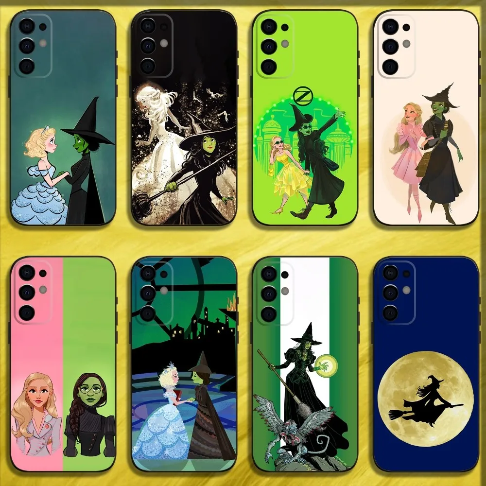 حافظة هاتف W-Wicked Musical Highway Drama لهاتف سامسونج S24,S21,S22,S23,S30,Ultra,S20,Plus,Fe,Lite,not,10,9,5G غطاء ناعم أسود #1