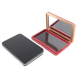 Glitter Makeup Dispensing Box with Mirror 1pcs Matte Black Empty Magnetic Cosmetics Palette Eyeshadow Blusher DIY Makeup Box