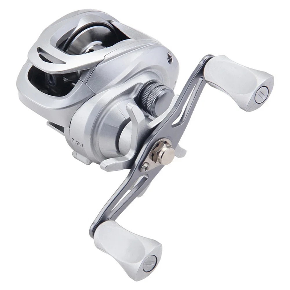 

Fishing Reels Lowprofile Baitcasting Fishing Tackle Right / Left Handed Gear Ratio 7.2:1 Casting Reel Metal Body For Outdoor Fis