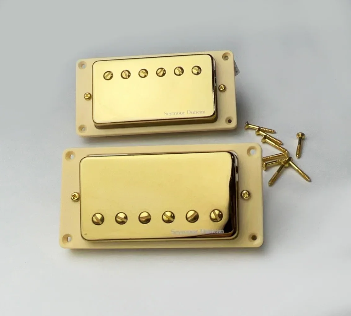 

Humbucker звукосниматели электрической гитары звукосниматели 4C золотой набор в наличии