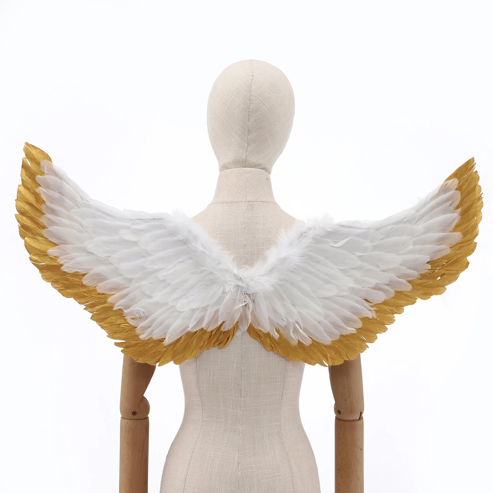 Sayap Bulu Malaikat untuk Anak Dewasa Aksesori Kostum Cosplay Halloween Sayap Setan Alat Peraga Pesta Natal Ulang Tahun Pernikahan Sayap