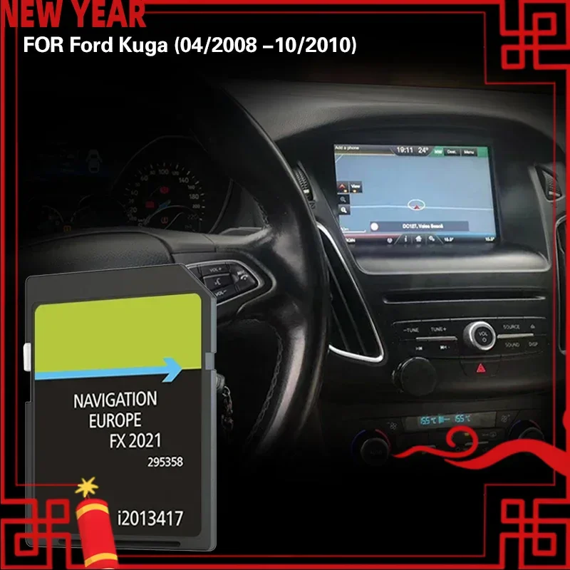 

FX 2021 Use FOR Ford Kuga 04/2008 -10/2010 Germany France Finland Map Navigation 8GB SD Card