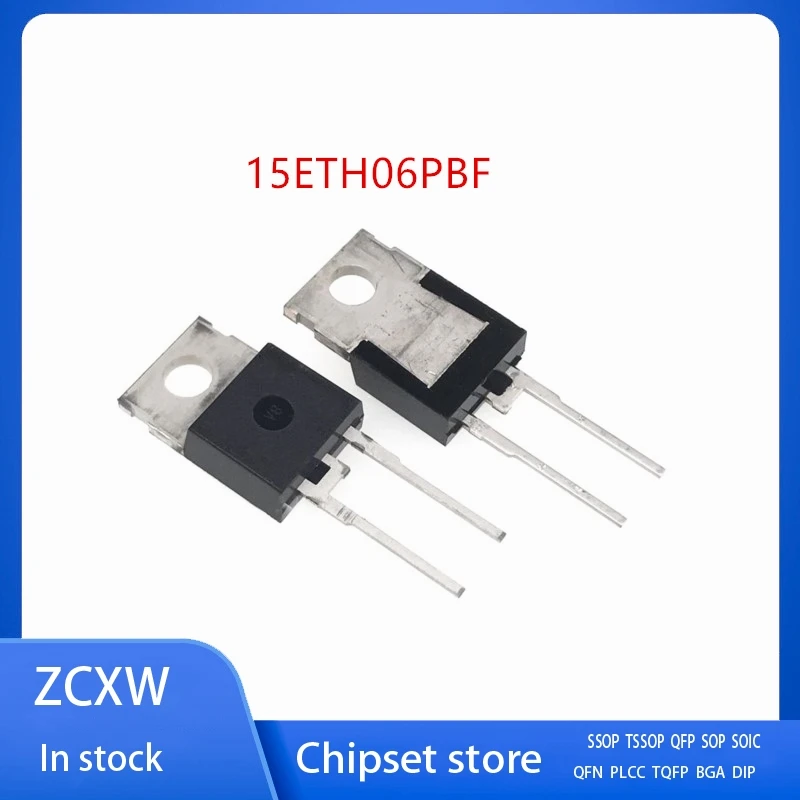 

10Pcs/Lot 15ETH06 15ETH06PBF TO-220-2