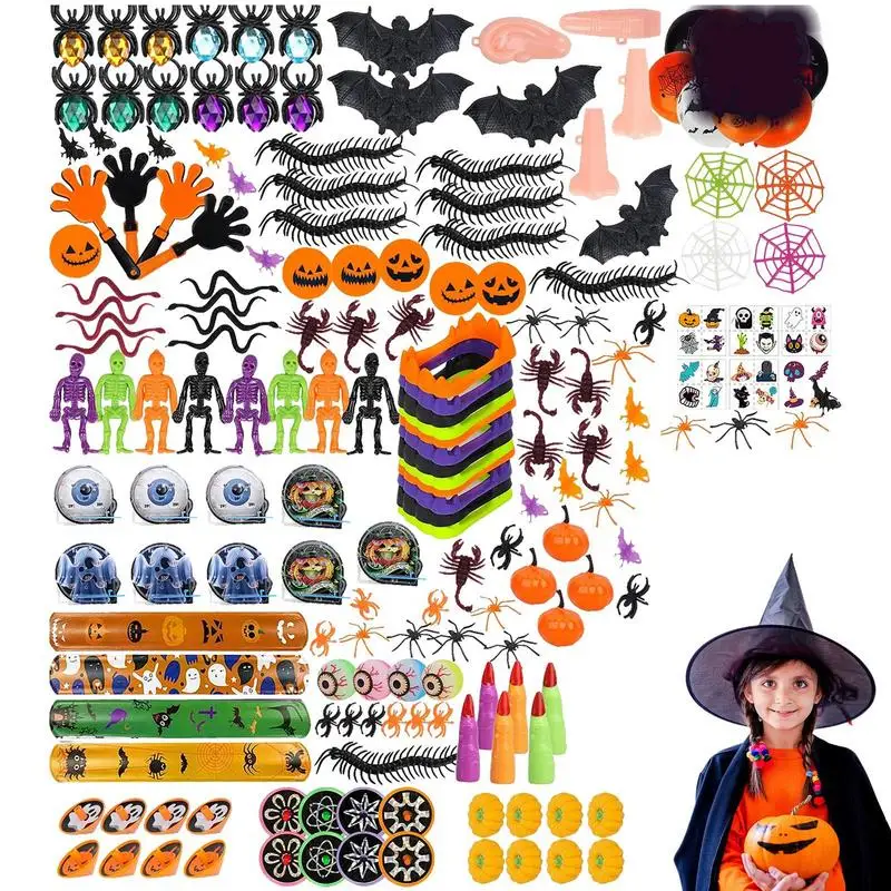 Halloween Party Favors 205 Pieces Halloween Tiny Toys Goody Bag Fillers Funny Halloween Party Prize Halloween Party Bags