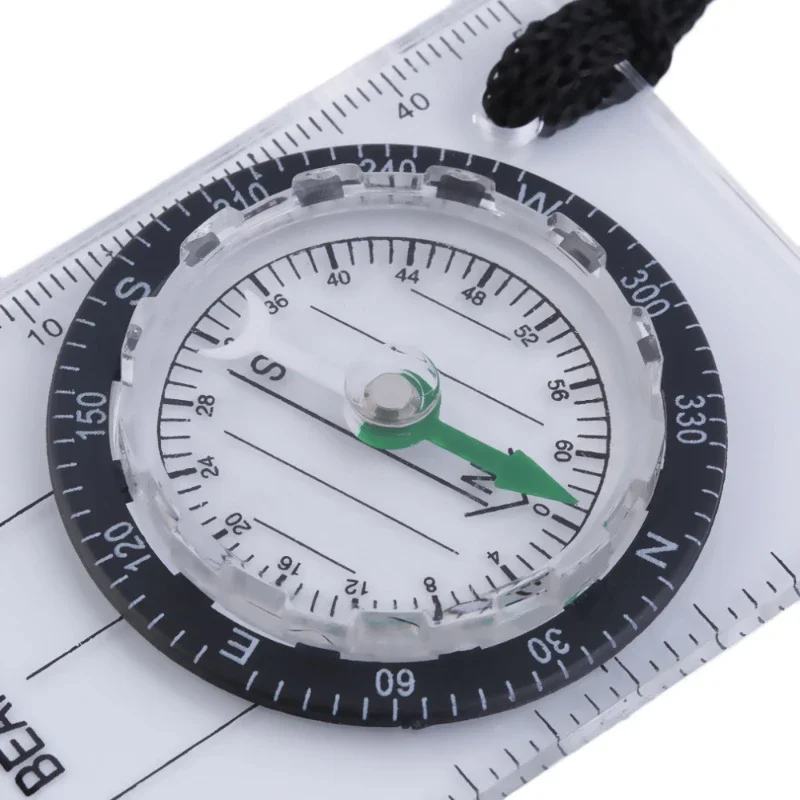 Wilderness survival outdoor equipment professional multi-function compass compass map scale scale compass