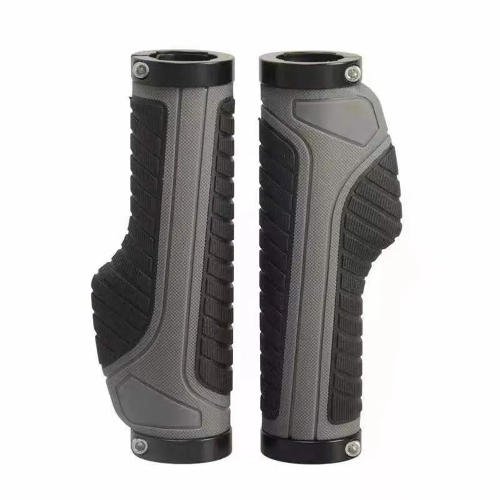 

MTB Bicycle Handlebar Rubber Grips Ergonomic Bike Accessories Ring Lockable Non-slip Shock Absorption Bicycle Grips