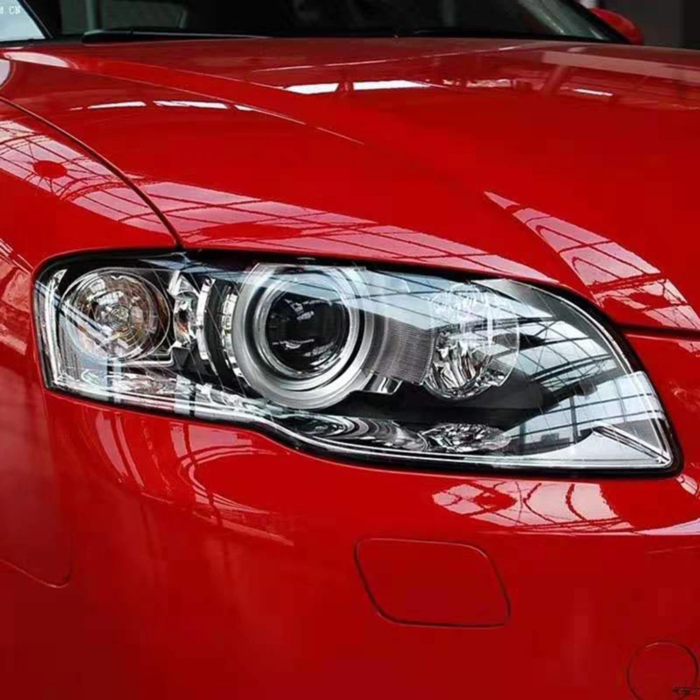 Auto Lamp Case Car Transparent Lampshade Lamp Shade Front Headlight Cover Glass Lens Shell For Audi A4 B7 2006 2007 2008 6