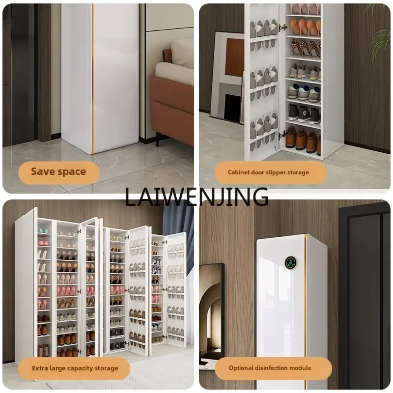 HLZ shoe cabinet storage high-end 2024 new model with full-length mirror