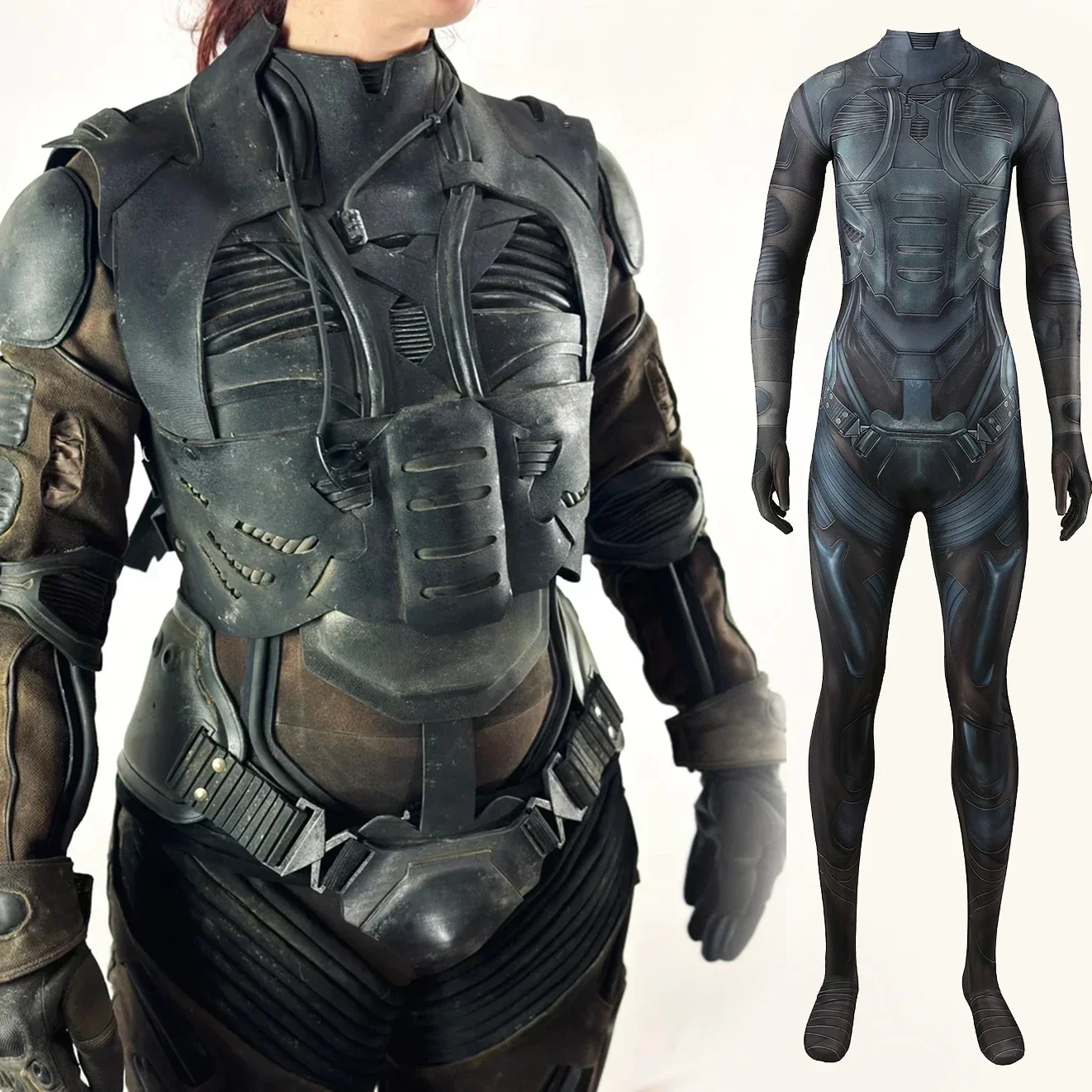 

Movie Dune 2 Cosplay Costume Superhero Girls Zendaya Bodysuit Costume 3D Printed Woman Spandex Zentai Outfit Halloween Costume