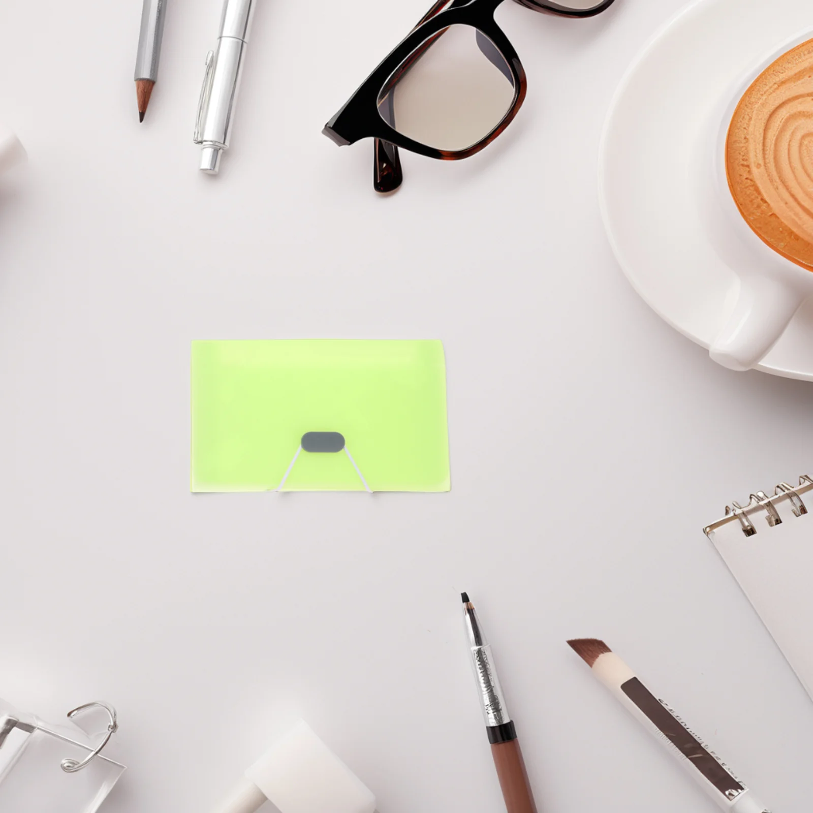 4pcs A6 File Folder Organizer Portable Receipt Organizer Multi-Layer Expanding Document Bag For Office Home Filing Supply