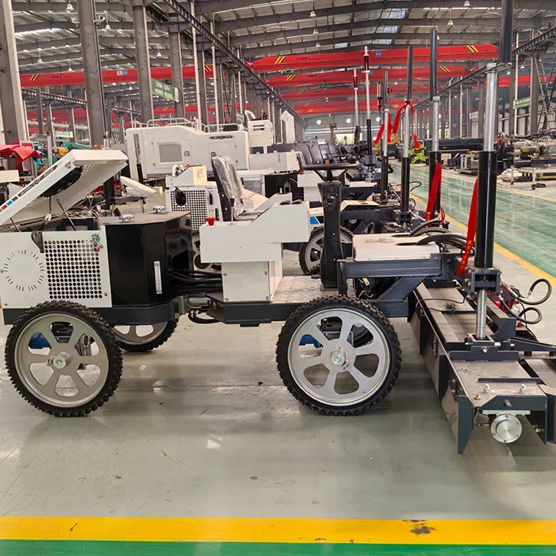 Hand-pushed 2/4-wheel Leveler, Concrete Laser Screed, Laser Leveler for Cement Floors, Roads & Workshops
