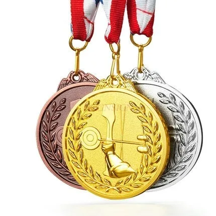 Medals in archery competitions Medals in general spot metal high-end fencing sports