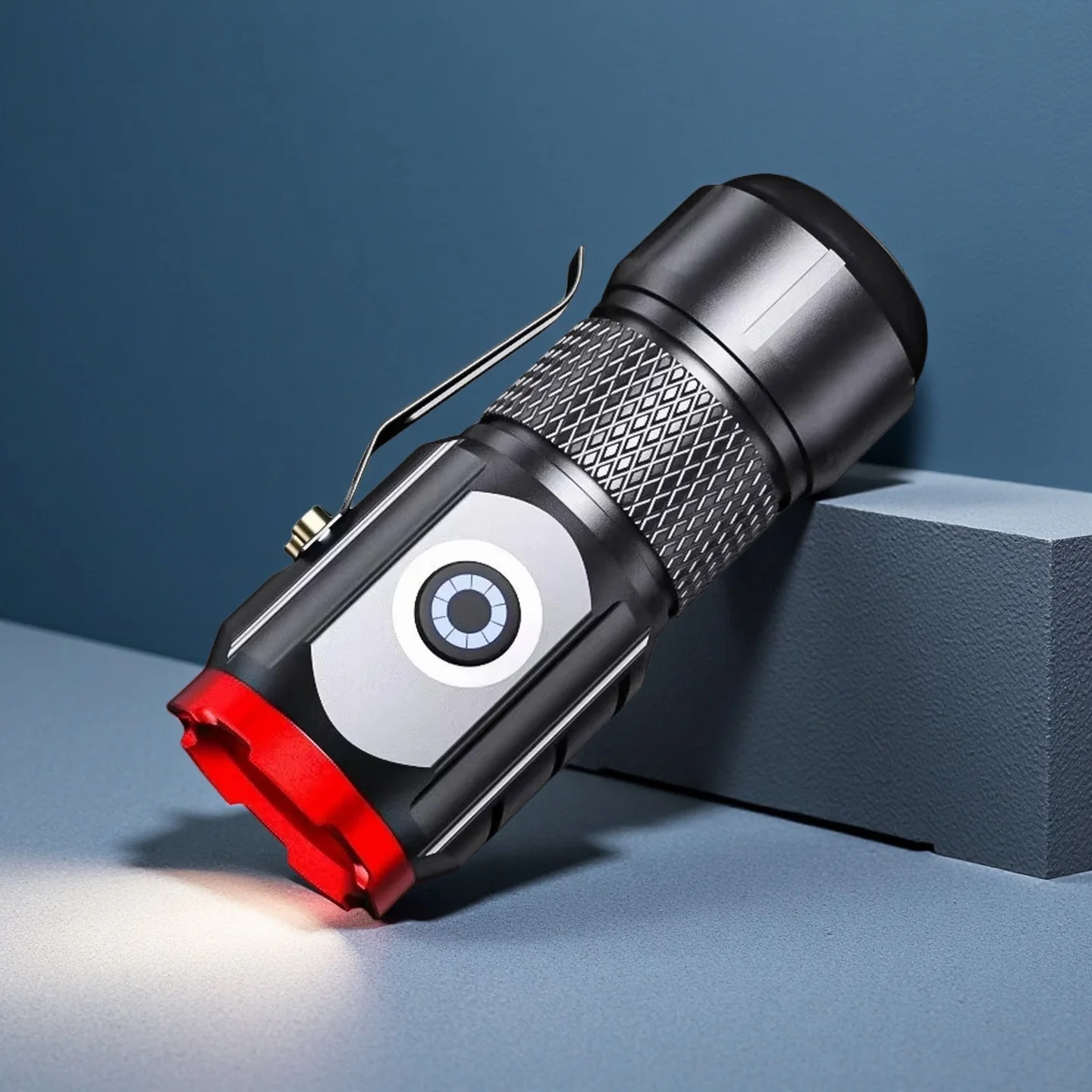 

Manufacturer led portable super bright outdoor portable charging camping mini flashlight long range flashlight strong light