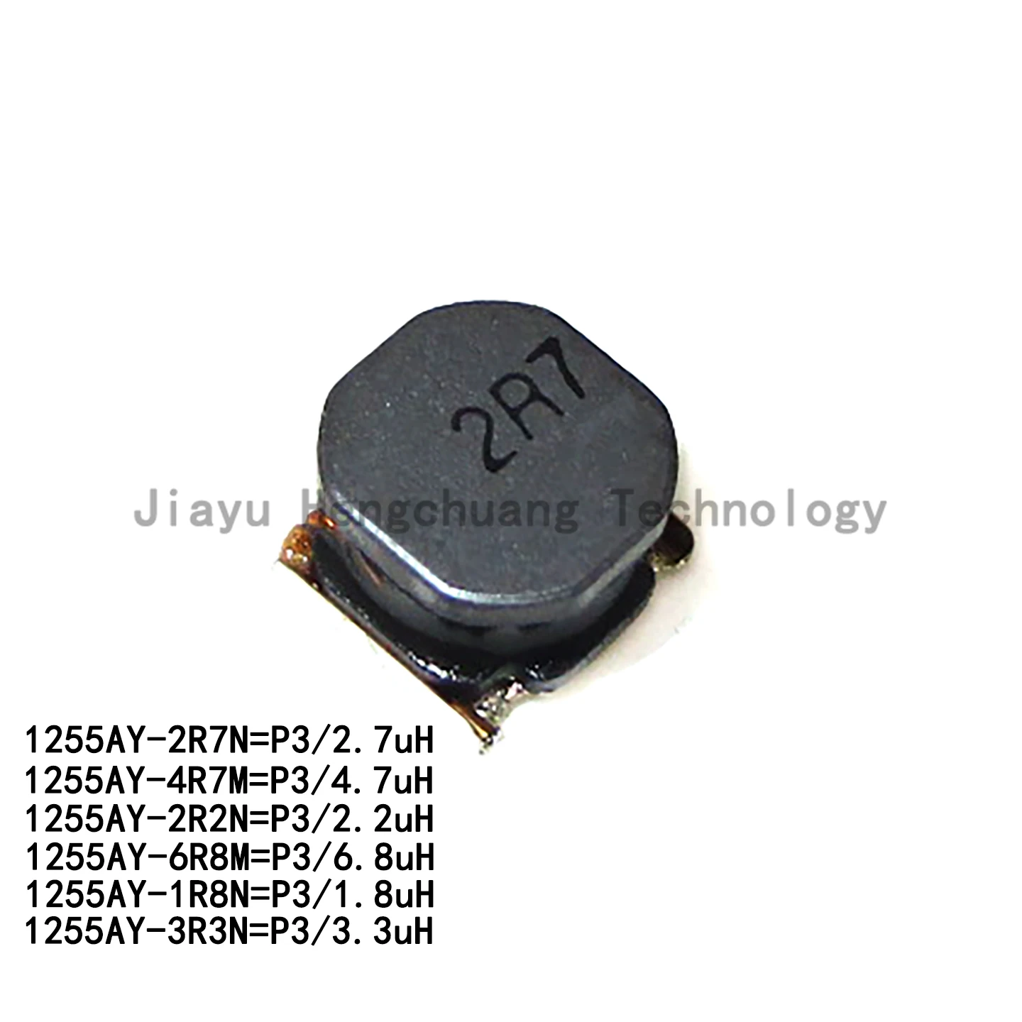 5PCS 1255AY-2R7N=P3 2.7uH 1255AY-4R7M 4.7uH 2R2N 2.2uH 1255AY-6R8M 6.8uH 1R8N 1.8uH 3.3uH SMD Wire-Wound Power Inductors
