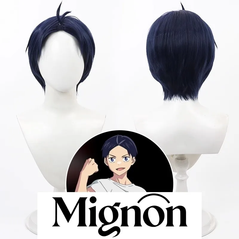 

Mato Seihei no Slave Wakura Yuki парик для косплея темно-синий черный колючий мужской главный герой подарок на Хэллоуин