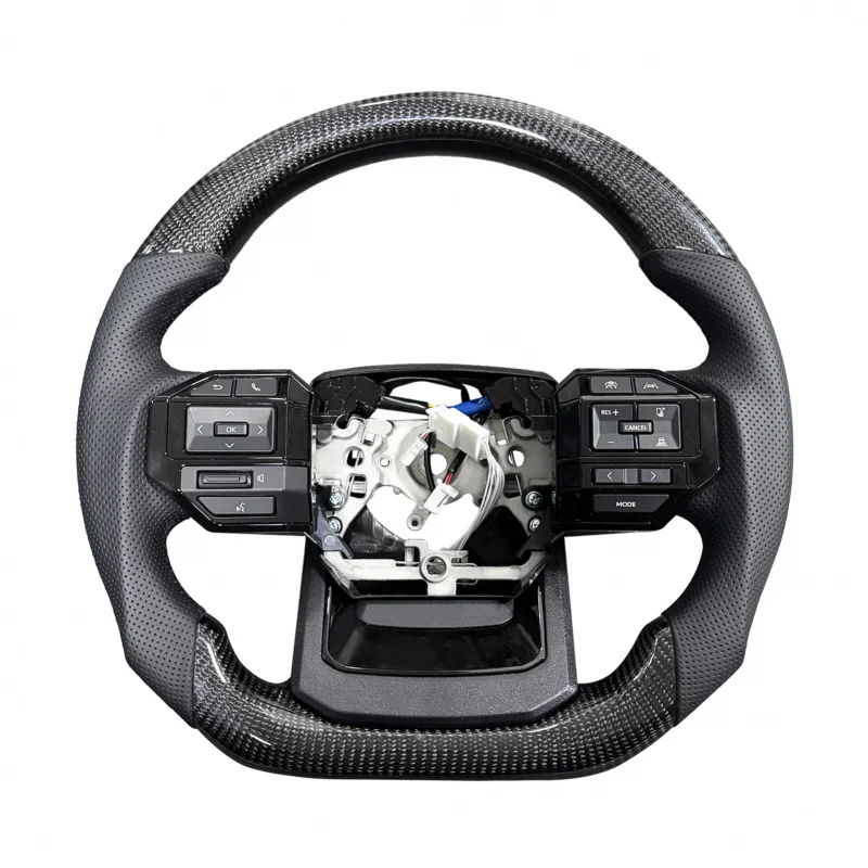 

Land Cruiser 250 1958 Style Upgrade Custom Nappa Leather Carbon Fiber Steering Wheel 2025