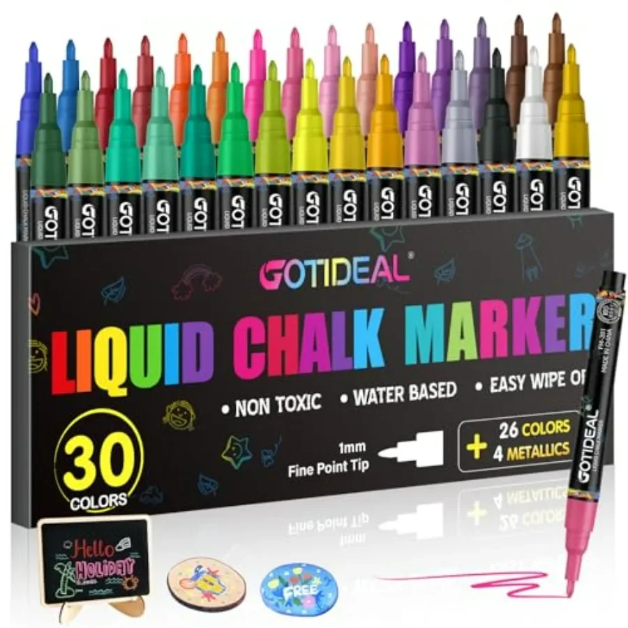 

Жидкие меловые маркеры с тонким кончиком для доски, календаря, стеклянные неоновые ручки, моющиеся оконные маркеры для автомобиля, автобистро ми