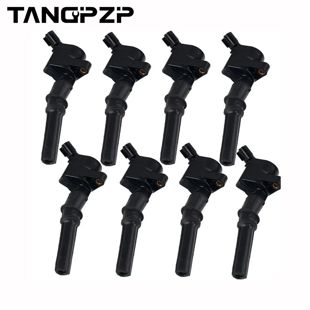 8 PCS 3L3Z12029BA 3L3E12A366CA 3L3U-12A366-BB 11202934 Ignition Coils For Ford F150 Expedition DG511 DG-511 5C1584 FD508 UF537