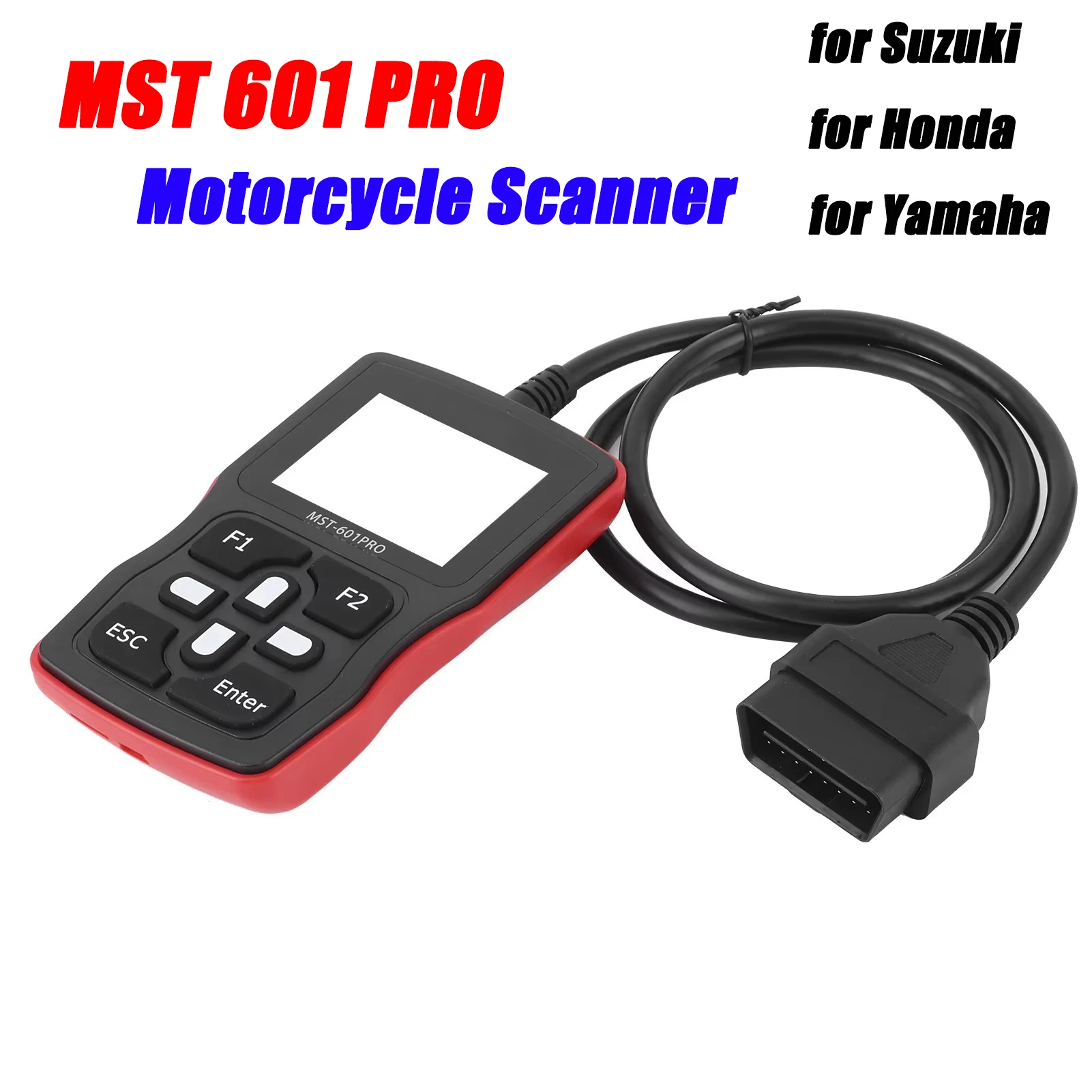 

MST 601 PRO 6IN1 Motorcycle Scanner OBD2 Code Reader Fit for Suzuki for Honda for Yamaha MST-601 Pro Motorcycle Maintenance Tool