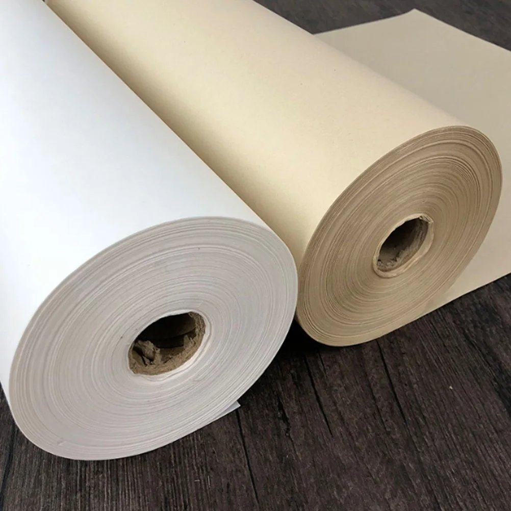 

Drawing Paper Thickened Rice Chinese Calligraphy Practice Papers for Painting and Natural Fiber White Rolled