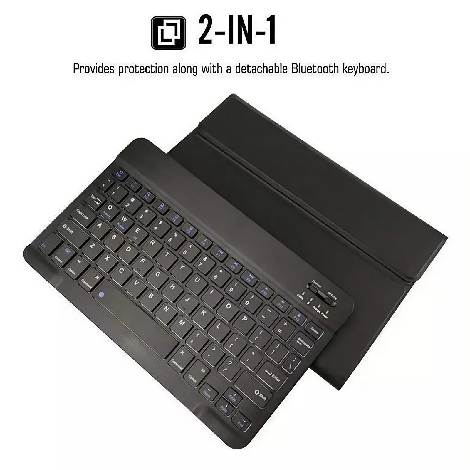 Casing untuk Samsung Galaxy Tab A Casing 10.1 Inci, Penutup Keyboard untuk Samsung Galaxy Tab A 10.1 Inci 2016 SM-T580 T585