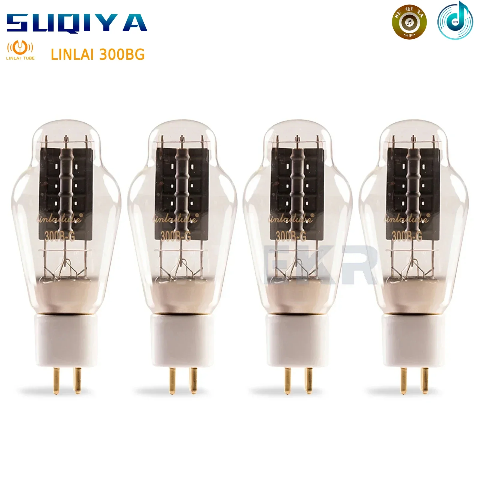 SUQIYA-LINLAI 300B-G 300B Vacuum Tube Replace PSVANE Dawn WE300B 300B Electronic Tube Amp HIFI Audio Valve Factory Test Match