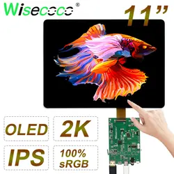 OLED Display 11 Inch 2K IPS Ultra-thin IPS 2368x1728 Amoled Touchscreen Laptops Raspberry Pi Display 4:3 Wisecoco Displays