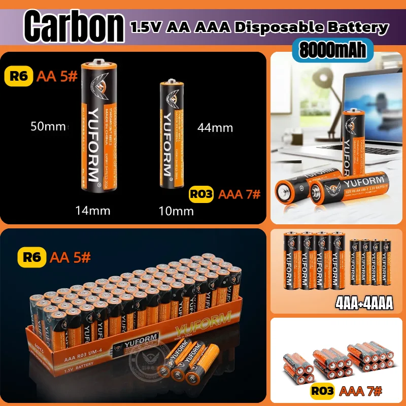 

1.5V AA/AAA Disposable Alkaline Dry NEW AA Battery Battery for LED Light Toys Mp3 Camera Flash Shaver CDPlayer Wireless Mouse