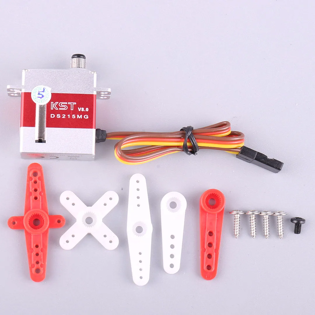 

KST DS215MG V8.0 Slant Disc Servo/all Metal High-Pressure Hollow Cup Digital Servo Model Helicopter