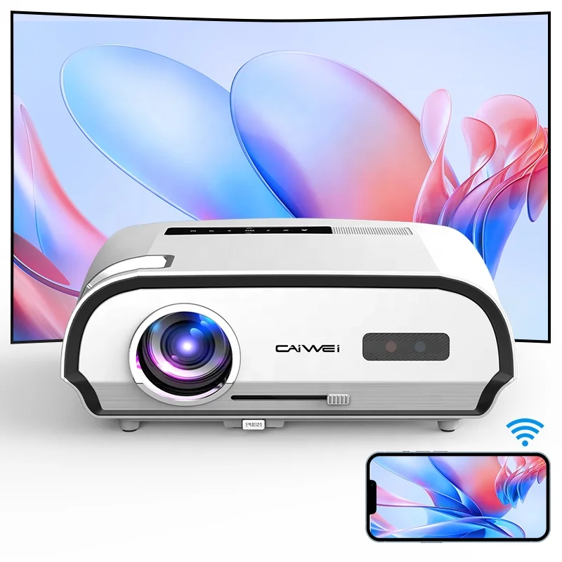 

Wholesales Video Projector Lumens Support 4K Projector HD Home Theater Movie Proyector