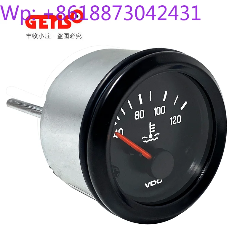 VDO pointeur d-iesel générateur jauge de température de l'eau manomètre d'huile tension de batterie pelle tracteur Instrument 12V24V