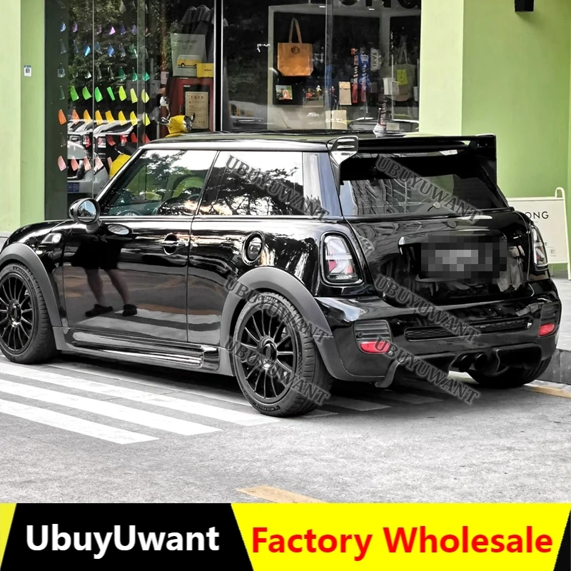 Für BMW Mini Cooper R50 R53 R56 Ver.2.11/2.12 Typ B JCW Stil 06-13 Stamm spoiler Lip Kit Auto Heckspoiler Flügel Außen Kit