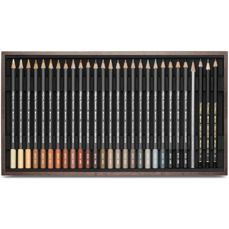 Museum Aquarelle Watercolor Pencils - 72 Colors in a Wood Box (3510.476)