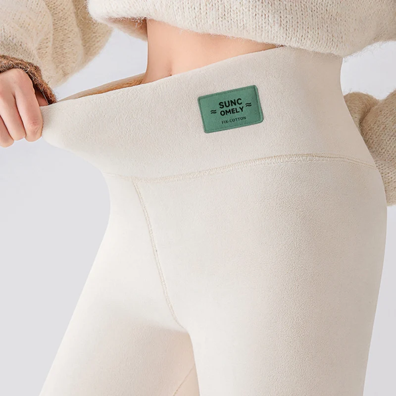 Out Wear Extra-Thick Plus Fleece Winter Leggings Women Korean Casual Thermal Woman's Leggings Soft Comfort Black Leggings Woman