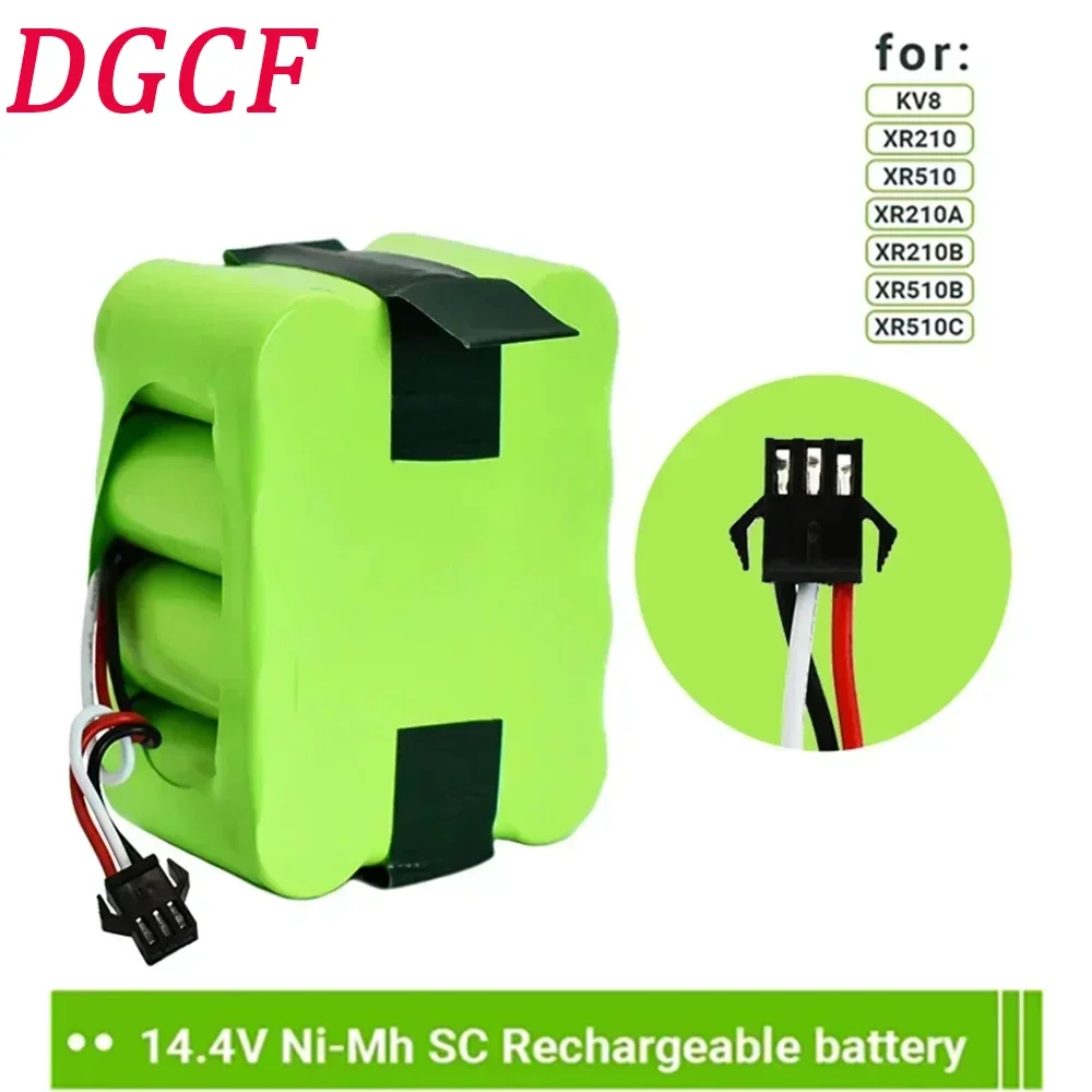

New 14.4vRechargeable battery 8000mAh Battery Pack for iPlus X600 Pro Robot Vacuum cleaner, Ni-MH battery for KV8 vacuum machine