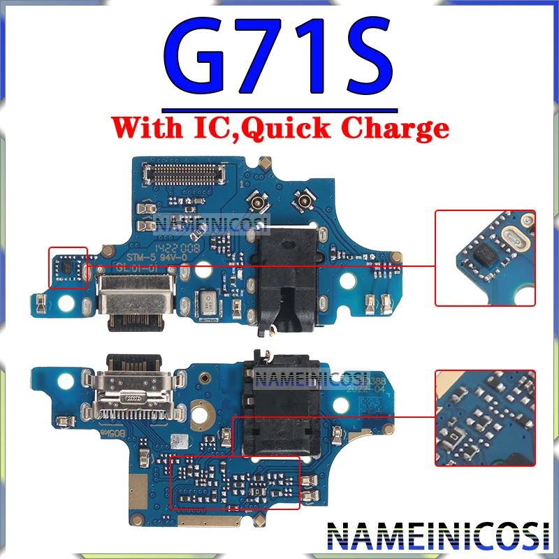 Usb Dock Charger Connector Ports for Motorola Moto G51 G71S G31 G41 G22 G32 G42 G52 G62 G72 G82 5G Charging Board Module Flex