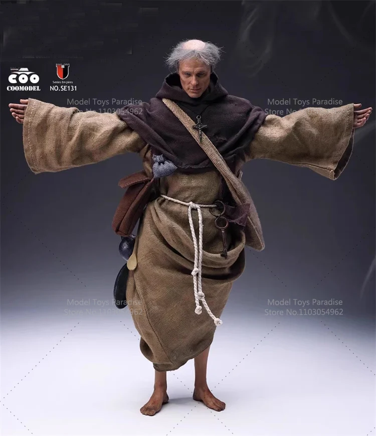 COOMODEL SE131 1/6 Collectible Toys Medieval Missionary Priests Empire Series Men Monk Soldier 12inch Action Figure Model Gifts