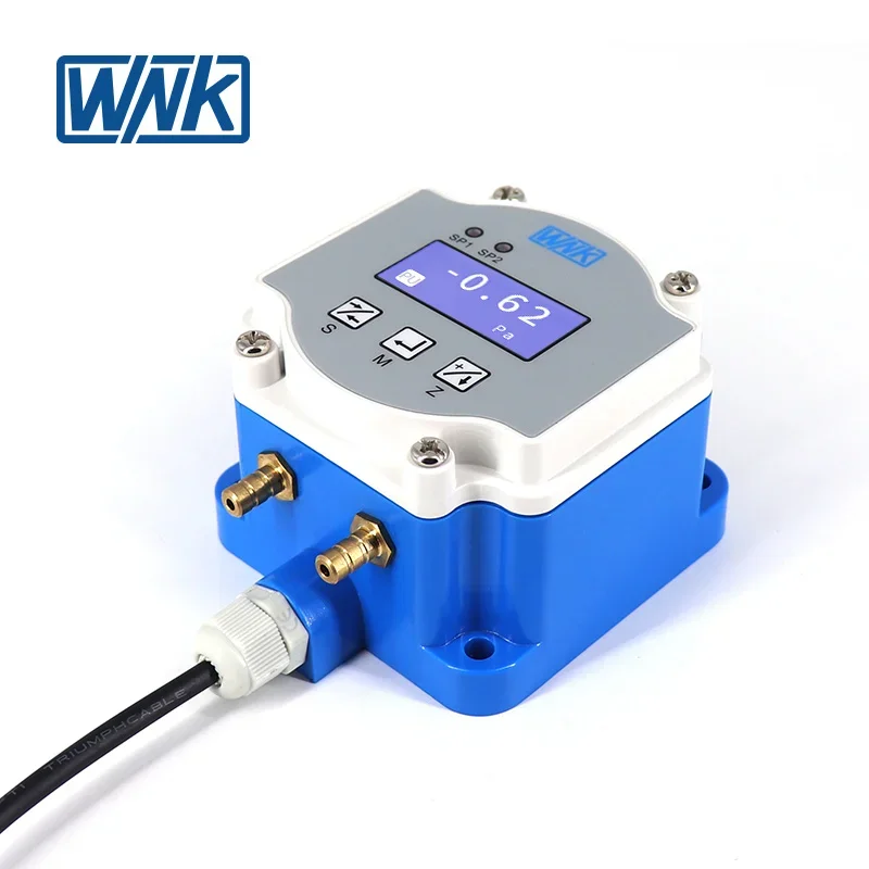 WNK 4-2ma 0-10V HVAC Differential Pressure Transmitter For Building Automation