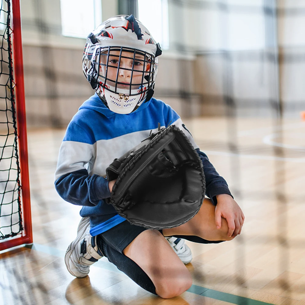 

Baseball Glove Thicken Softball Glove Baseball Softball Catcher Wear-resistant Baseball Fielding Glove for Youth Adults Practice