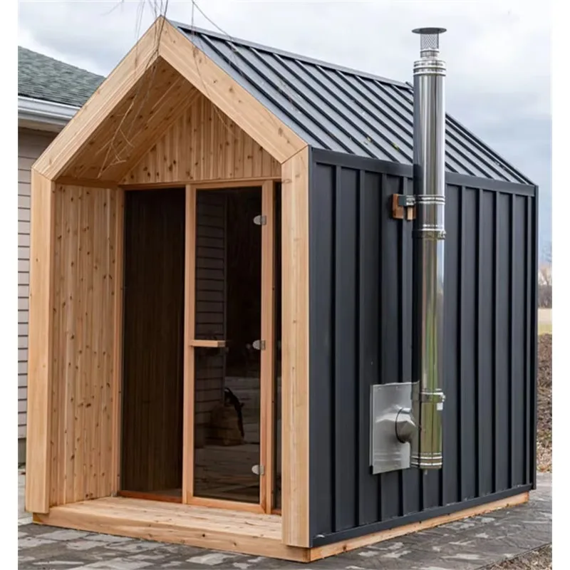 Finland Wood Sauna Room Outdoor Steam Sauna Sauna Cabin Customized